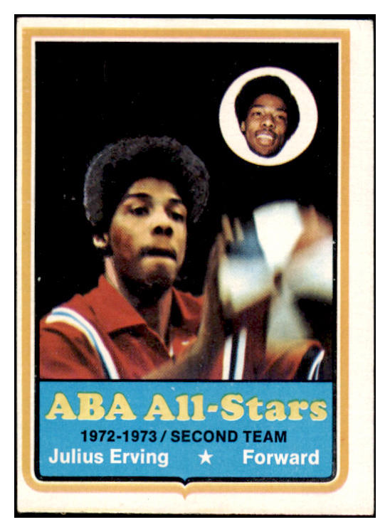 1973 Topps Basketball #240 Julius Erving Nets EX 531839