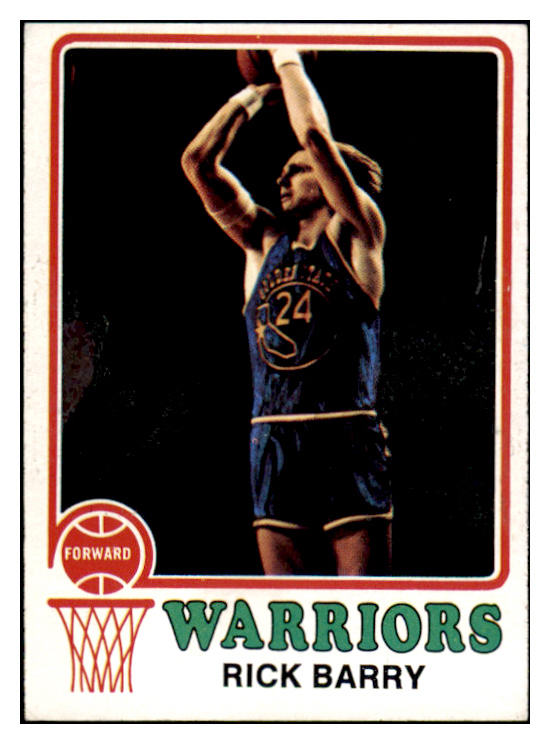 1973 Topps Basketball #090 Rick Barry Warriors EX-MT 531841