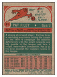 1973 Topps Basketball #021 Pat Riley Lakers EX-MT 531844