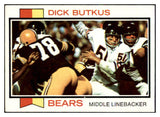 1973 Topps Football #300 Dick Butkus Bears EX-MT 531852