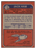 1973 Topps Football #115 Jack Ham Steelers EX-MT 531854