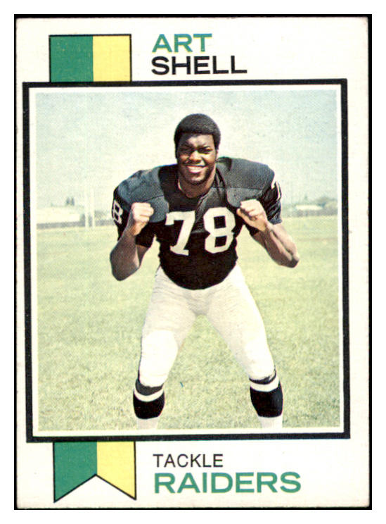 1973 Topps Football #077 Art Shell Raiders EX-MT 531855