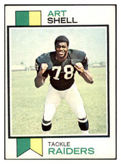 1973 Topps Football #077 Art Shell Raiders EX-MT 531855
