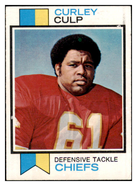 1973 Topps Football #167 Curley Culp Chiefs EX 531859