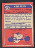 1973 Topps Football #171 Ken Riley Bengals VG-EX 531861