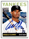 2013 Topps Heritage #186 Angelo Gumbs Yankees Signed Autographed 531885