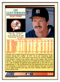 1992 Score #244 Lee Guetterman Yankees Signed Autographed 531886