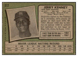 1971 Topps #572 Jerry Kenney Yankees Signed Autographed 531892
