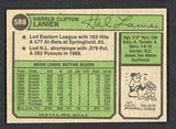 1974 Topps #588 Hal Lanier Yankees Signed Autographed 531896