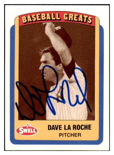 1990 Swell #108 Dave Laroche Yankees Signed Autographed 531897