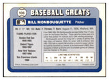 1990 Swell #106 Bill Monbouquette Yankees Signed Autographed 531904