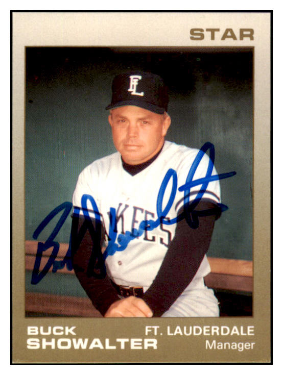 1986 Star #019 Buck Showalter Yankees Signed Autographed 531912