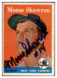 1958 Topps #240 Bill Skowron Yankees Signed Autographed 531914