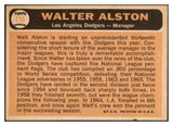 1966 Topps #116 Walter Alston Dodgers Signed Autographed 531924