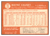 1964 Topps #075 Wayne Causey A's Signed Autographed 531936
