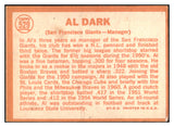 1964 Topps #529 Al Dark Giants Signed Autographed 531940