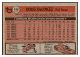 1981 Topps #188 Doug Decinces Orioles Signed Autographed 531941
