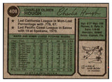 1974 Topps #408 Charlie Hough Dodgers Signed Autographed 531953