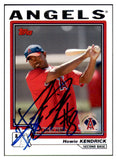 2004 Topps Traded #154 Howie Kendrick Angels Signed Autographed 531958