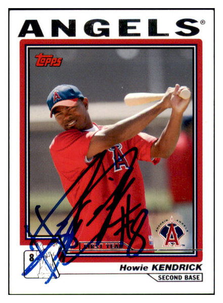 2004 Topps Traded #154 Howie Kendrick Angels Signed Autographed 531958