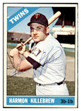 1966 Topps #120 Harmon Killebrew Twins Signed Autographed 531961