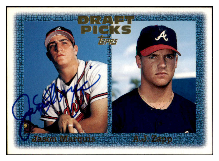 1996 Topps #274 Jason Marquis Braves Signed Autographed 531982