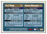 1996 Topps #274 Jason Marquis Braves Signed Autographed 531982