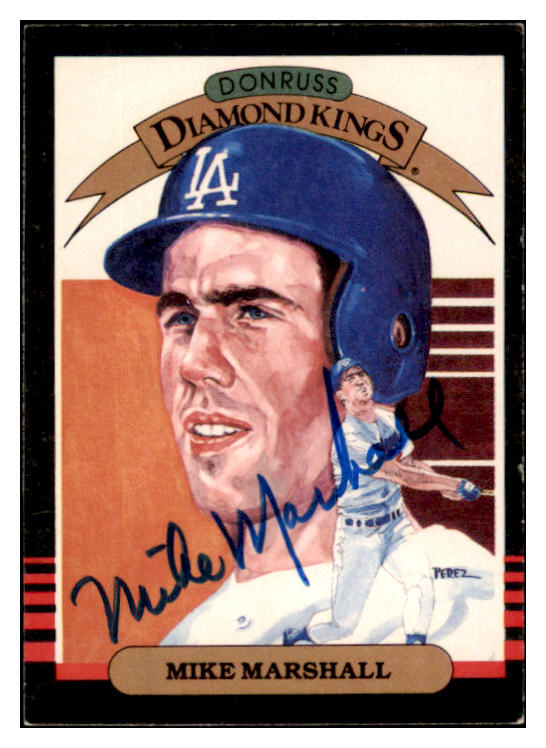 1985 Donruss #012 Mike Marshall Dodgers Signed Autographed 531983