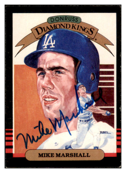 1985 Donruss #012 Mike Marshall Dodgers Signed Autographed 531983