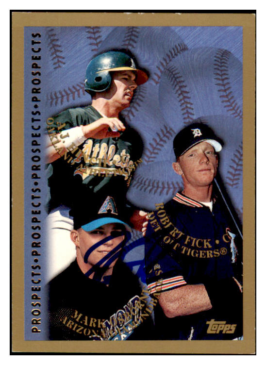 1998 Topps #487 Mark Osborne Diamondbacks Signed Autographed 531991