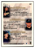 1998 Topps #487 Mark Osborne Diamondbacks Signed Autographed 531991