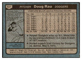 1980 Topps #527 Doug Rau Dodgers Signed Autographed 531994