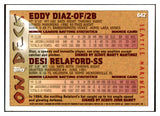 1995 Topps #642 Desi Relaford Mariners Signed Autographed 531995