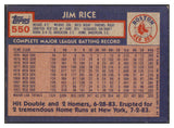 1984 Topps #550 Jim Rice Red Sox Signed Autographed 531996
