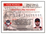 2011 Grandstand Nick Rickles A's Signed Autographed 531997
