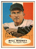 1961 Topps #225 Bill Rigney Angels Signed Autographed 531998