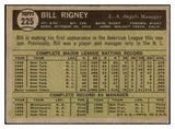 1961 Topps #225 Bill Rigney Angels Signed Autographed 531998