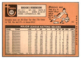 1969 Topps #550 Brooks Robinson Orioles Signed Autographed 532001
