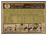 1961 Topps #006 Ed Roebuck Dodgers Signed Autographed 532002