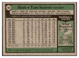 1979 Topps #100 Tom Seaver Reds Signed Autographed 532005