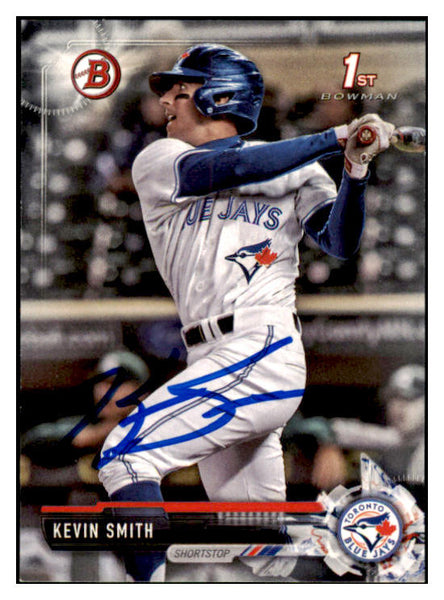 2017 Bowman Draft #BD192 Kevin Smith Blue Jays Signed Autographed 532006