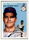 1954 Topps Archives #085 Bob Turley Orioles Signed Autographed 532014