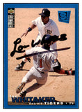 1995 UD Choice #218 Lou Whitaker Tigers Signed Autographed 532016