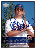 2003 Upper Deck #080 Josh Whitesell Expos Signed Autographed 532017
