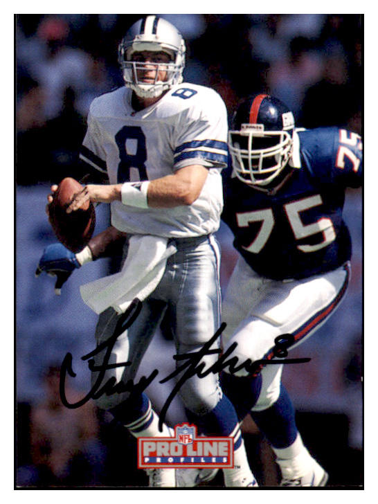1992 Proline #007 Troy Aikman Cowboys Signed Autographed 532025