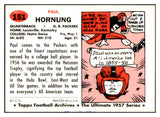 1957 Topps Archives #151 Paul Hornung Packers Signed Autographed 532026