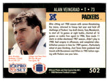 1990 Pro Set #502 Alan Veingrad Packers Signed Autographed 532028