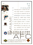 2000 Upper Deck #044 Jay Fiedler Dolphins Signed Autographed 532030