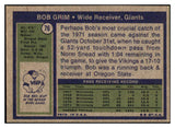 1972 Topps #076 Bob Grim Giants Signed Autographed 532036