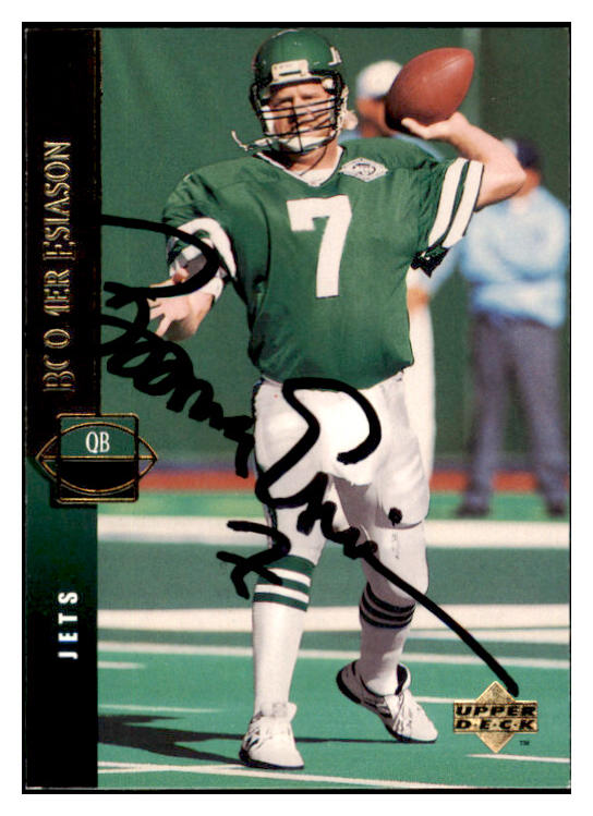 1994 Upper Deck #291 Boomer Esiason Jets Signed Autographed 532039